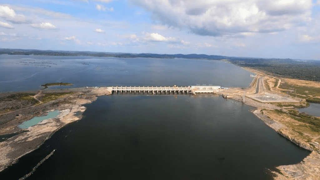 Reservatório da usina de Belo Monte. Pará. Foto: Marcos Corrêa/PR