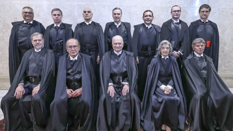 O Judiciário brasileiro ainda tem trabalho a fazer no que se refere à diversidade e à igualdade de gênero, como bem revela essa foto dos membros do Supremo Tribunal Federal. Foto: Antonio Augusto/STF