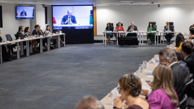 Primeira reunião do Conselho de Transparência, Integridade e Combate à Corrupção, presidida pelo ministro da CGU, Vinícius de Carvalho - Foto: Adalberto Carvalho/Divulgação CGU