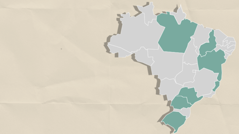 Estados onde tiveram cidades avaliadas na última edição do Índice de Transparência e Governança Pública Municipal.