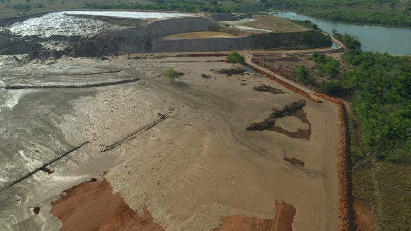 Rompimento da barragem TB01 em Mato Grosso. Foto: Semas- MT