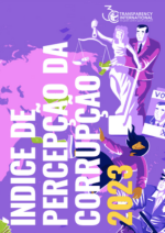 Capa do Índice de Percepção da Corrupção 2023